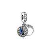 Interstellar Series Dark Blue Night Sky Stars and Moon Pendant Women's Blue Night Sky Stars and Moon Pendant 799216C01