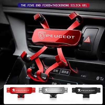 1Pcs ABS Car Phone Holder 360 Rotation Gravity Auto Grip Bracket For Peugeot 206 307 308 207 3008 208 407 508 2008 5008 301 406