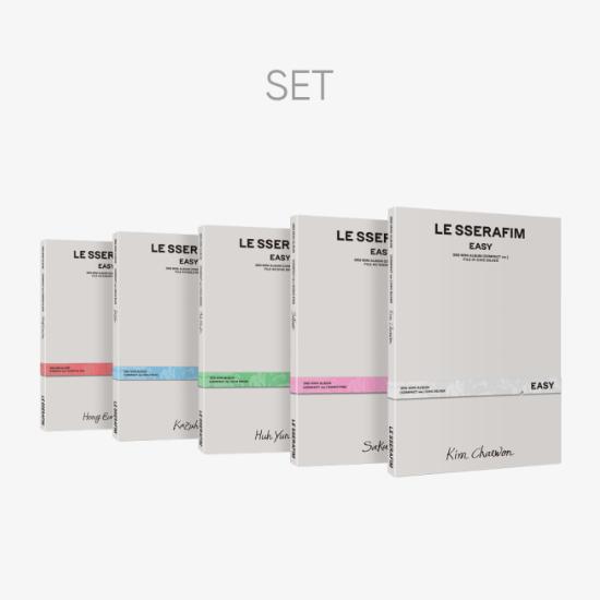 

LE SSERAFIM 3-й мини-альбом EASY Compact ver. 5 versions Set
