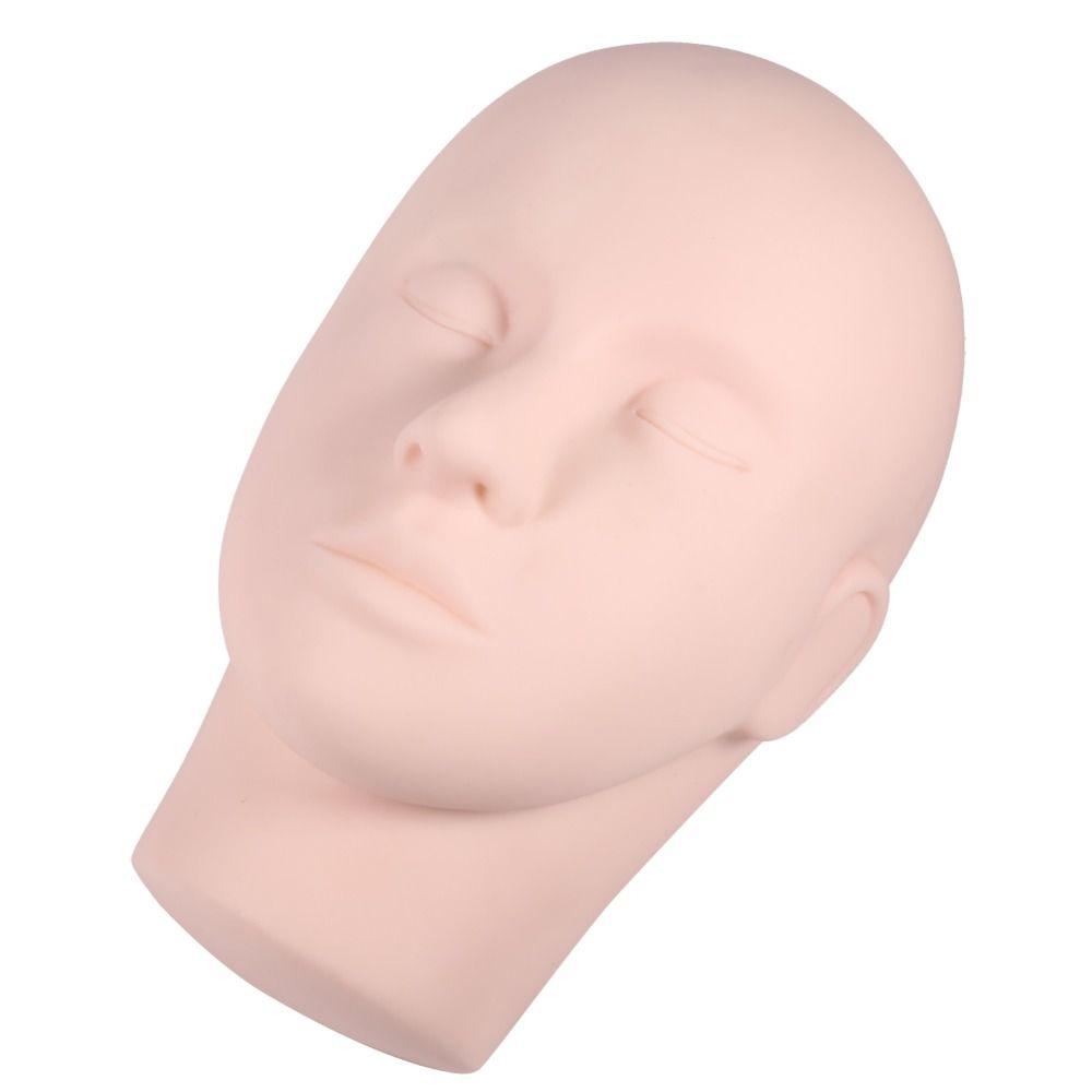 Practice Mannequin Makeup Practice Head 1PC Lash Training Mannequin  For Makeup Artists