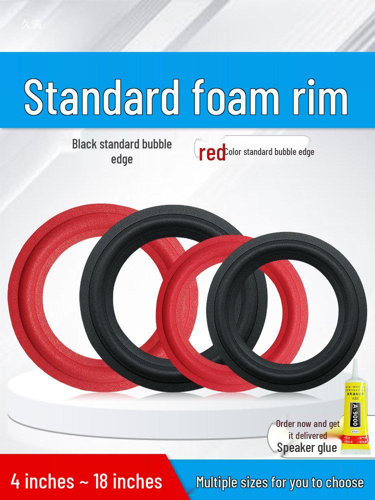 JBL Speaker Repair Foam Surround: Replacement Edge for 3/4/6/6.5/8/10/12 Inch Folding Ring