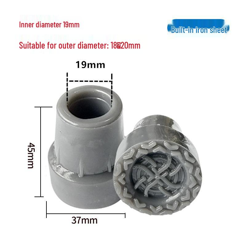 Non-slip Wear-resistant Quad Cane Rubber Feet Covers