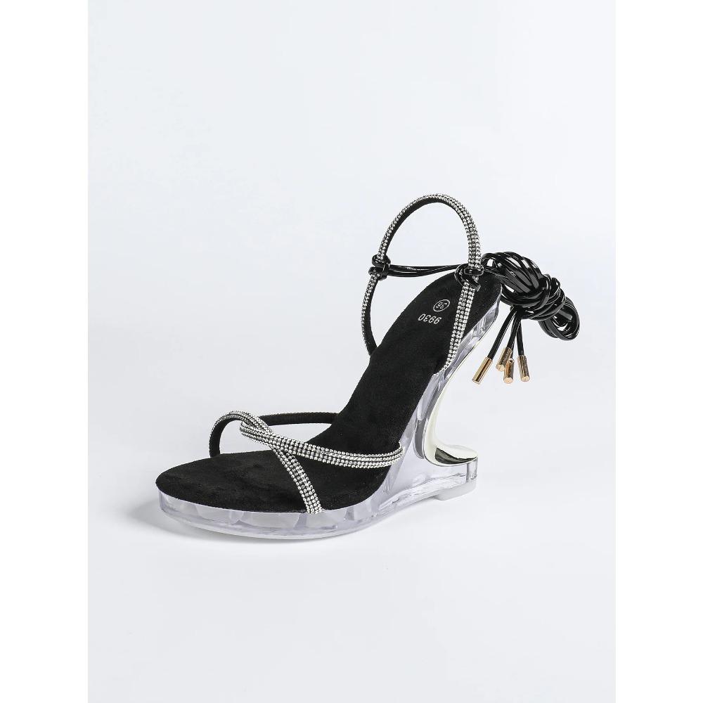 2026 Europäische und Amerikanische Sexy Neue Mode Dicke Ferse Wasserdicht Tischriemen Riemchensandalen, Damen LFD-9930-4