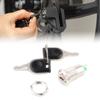 Multipurpose Locking Key On/Off Power Button 12mm Panel Cutout 3A 250V Capacity Suitable for Electrical System Equipment