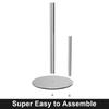Kitchen Roll Paper Towel Rack Bathroom Stainless Steel Standing Paper Holder Silver Tissue Napkins Rack Home Table Decor