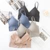 Seamless U-Shaped Back Cross Bra: Steel-Free, Sexy, Solid Color, All-Match Women's Bottoming Underwear
