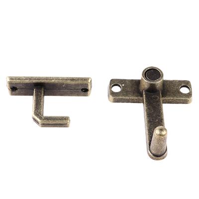 1 Pc Sliding Window Door Lock Handle Metal Door Latch Chain Bronze Guard Latch
