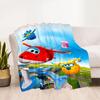 Train Adventure: Titipo's Journey Blanket Soft & Cozy Suitable for Bed Seaside Sofa for All Occasions Stylish Decor