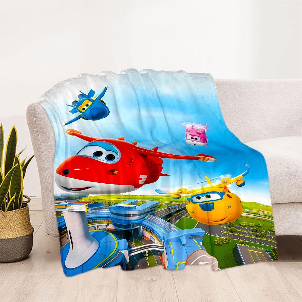 Train Adventure: Titipo's Journey Blanket Soft & Cozy Suitable for Bed Seaside Sofa for All Occasions Stylish Decor