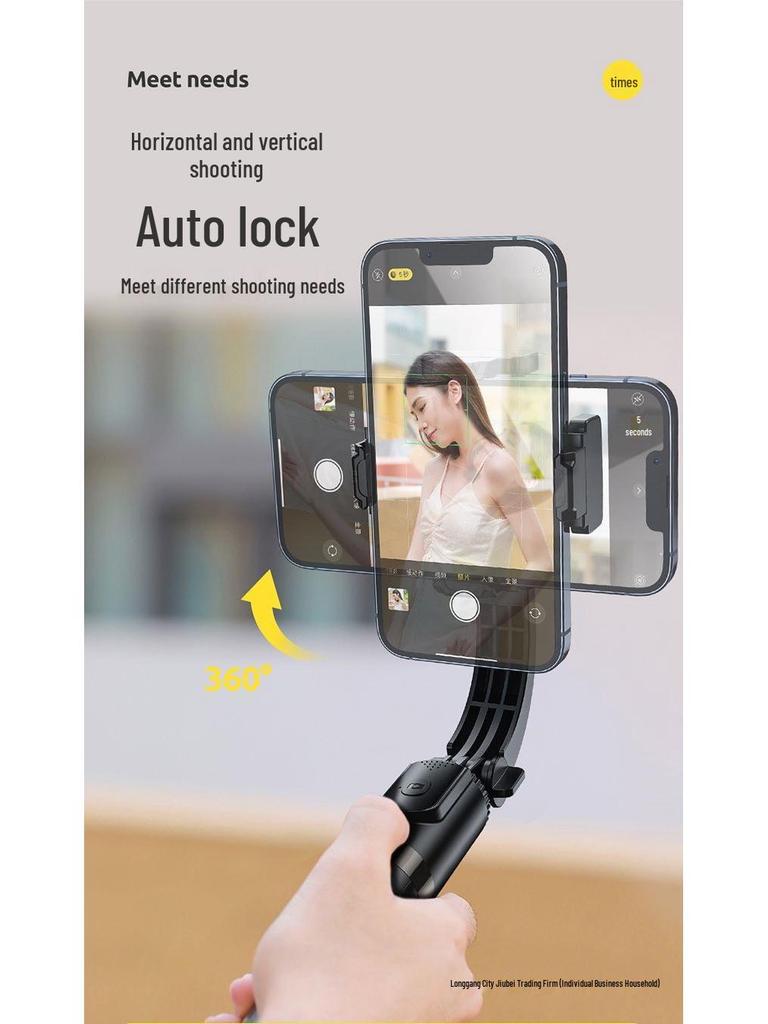 2025 Handheld Gimbal Stabilizer: Anti-Shake Mobile Phone Holder, Live Stream Tripod, and Selfie Stick