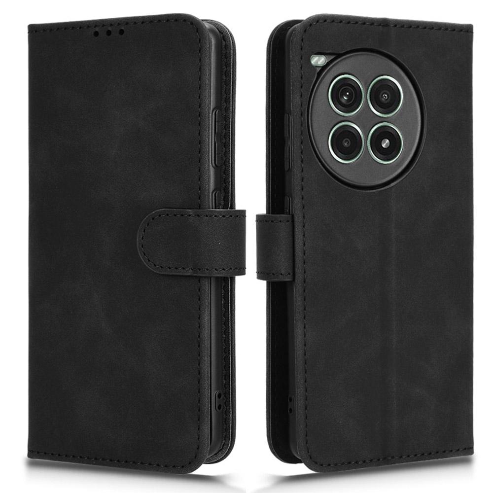 For OnePlus Ace 3 Pro 5G Case Skin-Feel Leather Anti-Drop Wallet Flip Phone Cover