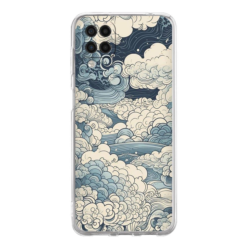 Phone Case For Samsung A13 A33 A35 A55 A73 A53 A23 A51 A71 A21S A12 A31 A41 A05s A03S A15 A25 A32 5G Cover Japanese Landscape