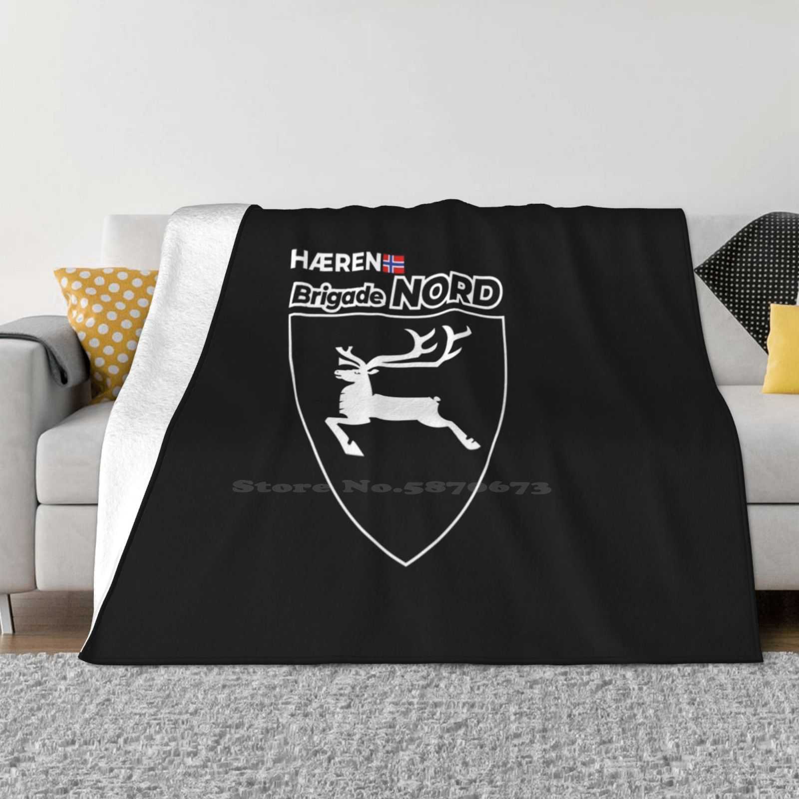 Brigade Nord ( Norway ) Trend Style Funny Fashion Soft Blanket Army Norway Norwegian Brigade Nord 30x40in