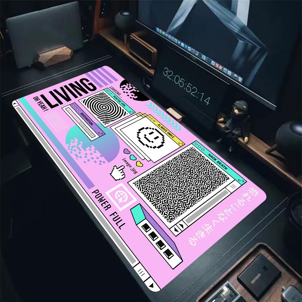 Larger Mousepad CPU Artistic line design Style Gaming Keyboard Computer 600x1200mm Desk Mat Accessories Game Mause Ped Office