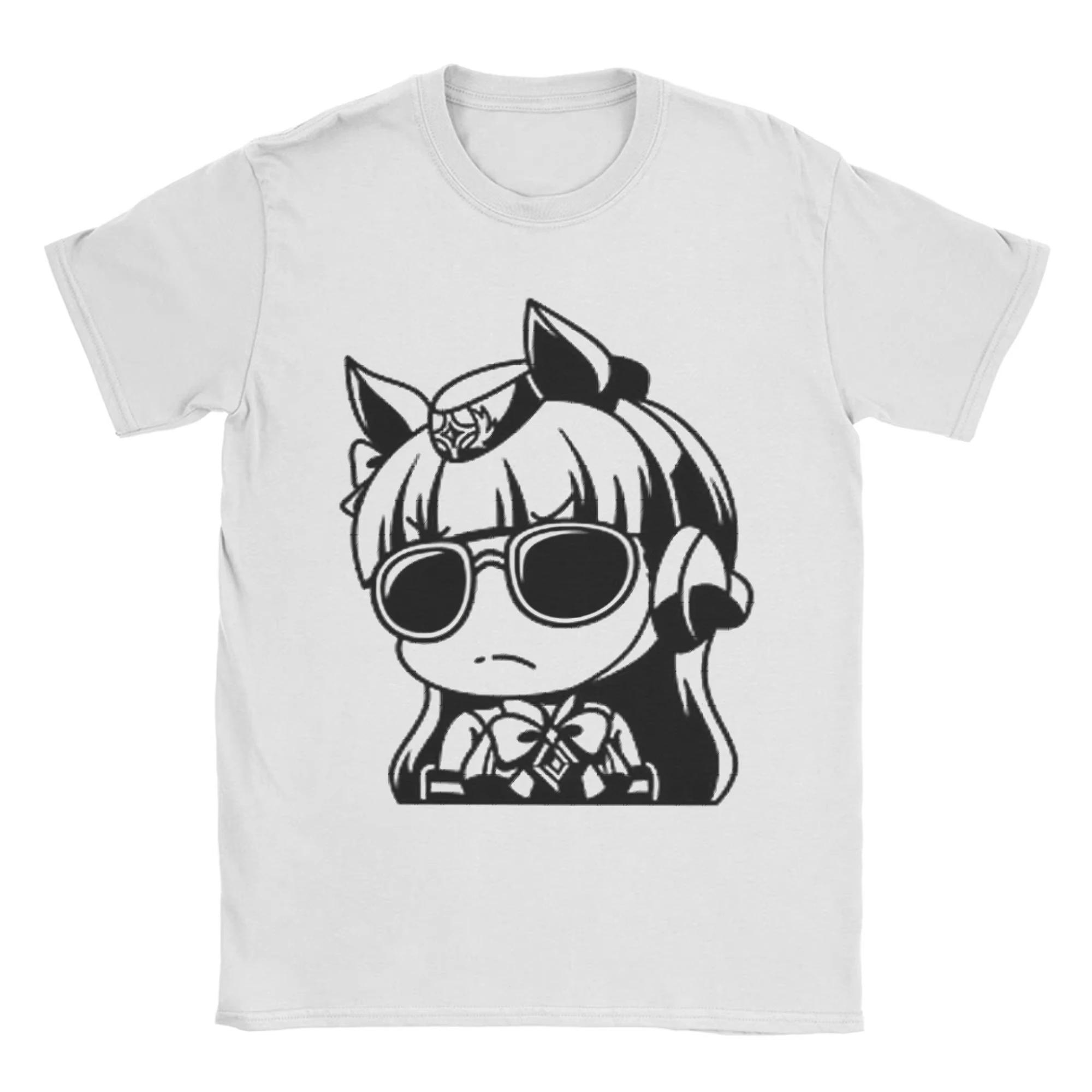 

Goldship Uma Musume Sunglasses T Shirts for Unisex Pure Vintage TShirts Crew Neck Tees Short Sleeve Tops Women Clothing S