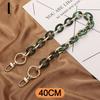 Replaceable DIY Removable  Bag Handle Hardware Bag Chain Crossbody Bag Belt Acrylic Purse Strap