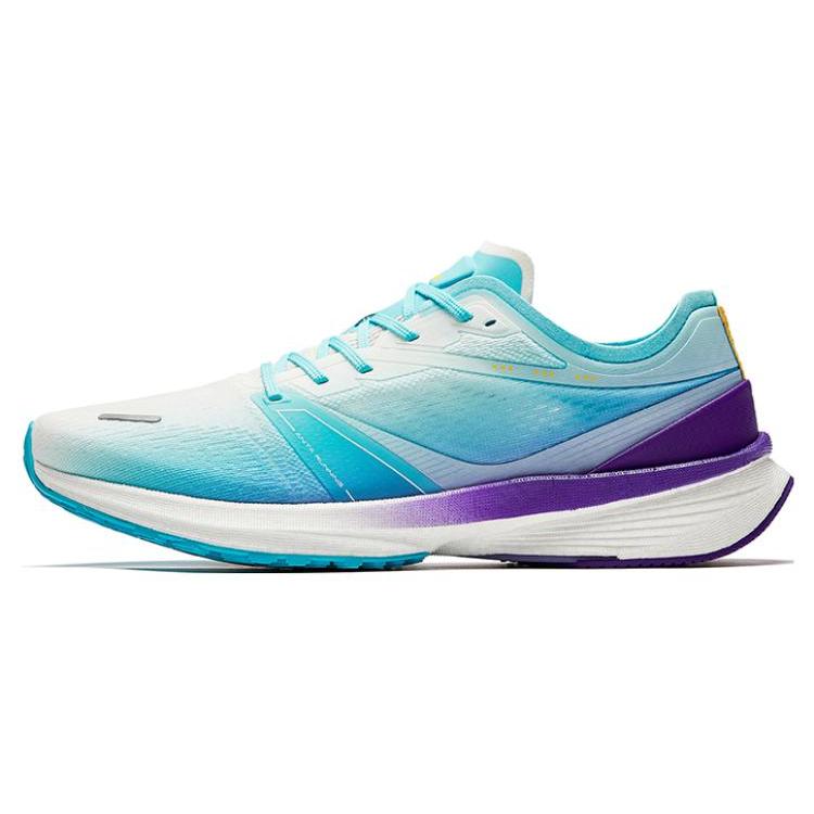 New Anta Wind Cushioning Low Top Running Shoes Men's Blue Purple 912345585-3
