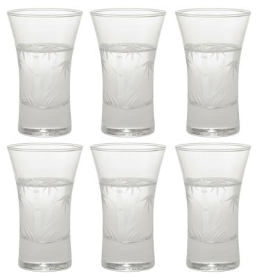 Kiriko Cup Bamboo Kiriko 110ml X 6 Piece Set 09112-75