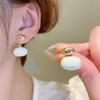 New Fashion Korean Imitation Pearl Drop Dangle Earrings for Women Girls Luxury Shinying Zircon Wedding Earrings Jewelry Gift
