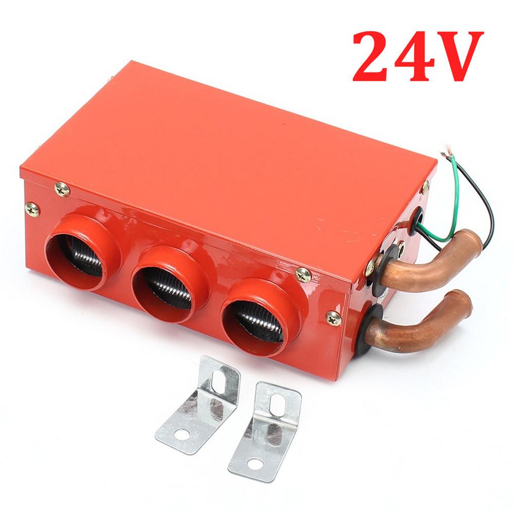 12V / 24V 3 Hole Car Heater Universal Portable Car Heater Auto Van Heating Air Heater Compact Defroster Demister Car Electrical