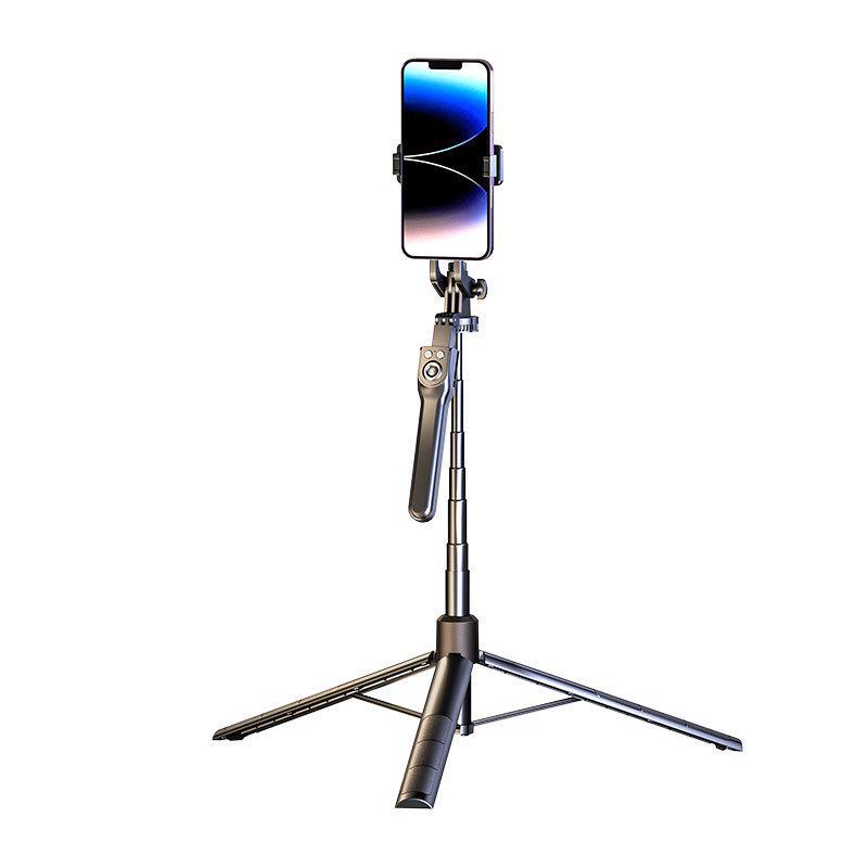 New Anti-Shake Four-Axis Gimbal Selfie Stick with Tripod for Mobile Live Broadcast and Travel