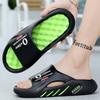 Men Massage Slippers Outdoor Men Sandals Lightweight Comfortable Beach Casual Shoes Fashion Platform Men Slippers Big Size 38-47