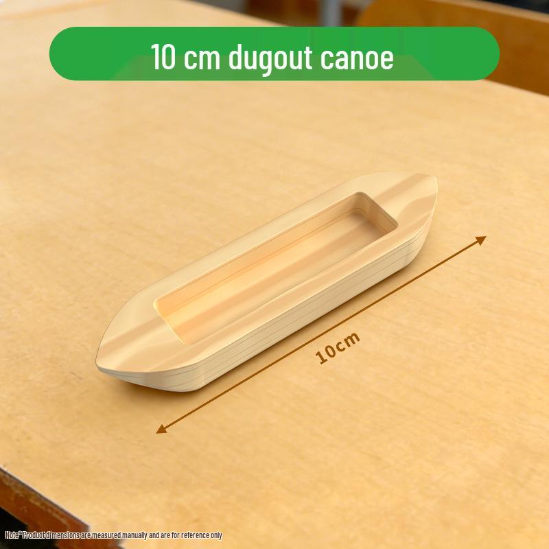 Fifth Grade Science: Handmade Wooden Canoe Model for Ship History Experiments