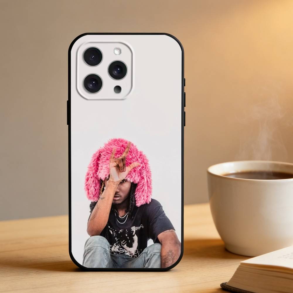 

O-OsamaSon Rapper Phone Case For iPhone 17 16 15 14 13 12 Max Plus Silicone Black Cover iPhone13