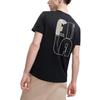 Fila Logo Print Fashion Casual Simple Round Neck Knitted Short Sleeve T-Shirt Men Tops Black F11M319105F-BK