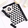 Home Renovation Sticker Black Office Masked  Paper Tape Decorative Paper Adhesive Tape Stationery