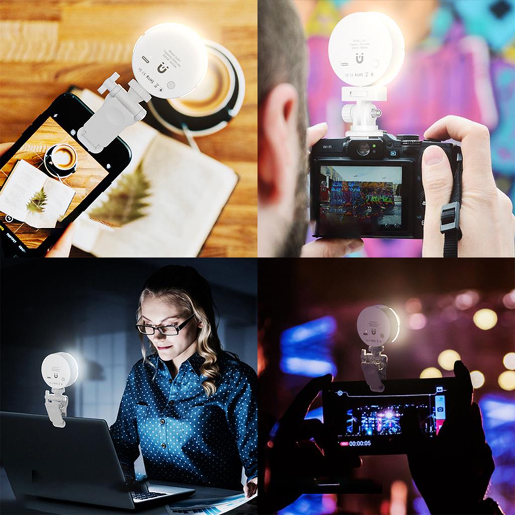 Mini fill light ring light mobile phone tofu selfie light video conference live broadcast light magnetic pocket light