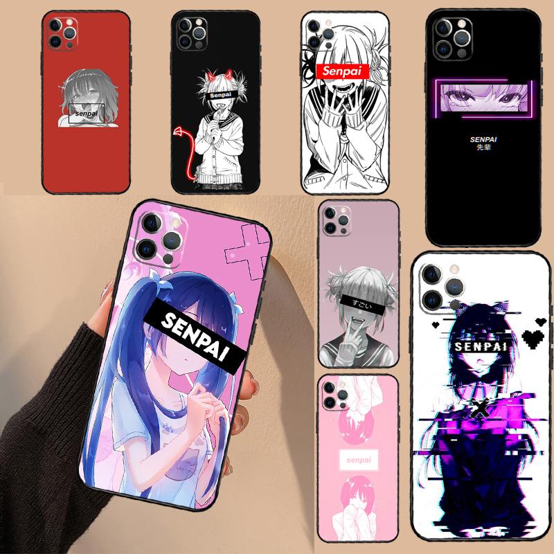 Waifu Anime Manga Senpai Girl Hülle für Xiaomi 15 Ultra 13 14 11T 12T 13T 14T Pro POCO X7 Pro X3 X5 X6 F5 F6 F7 Pro Coque