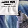 JQ Licensing Jlo Silky Howling Wolf Supersoft Blanket