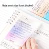 Deli BT405/BT406 Gradient Writable Sticky Notes, 50 Sheets, Film-Type, for Students and Offices, Pepsi Theme