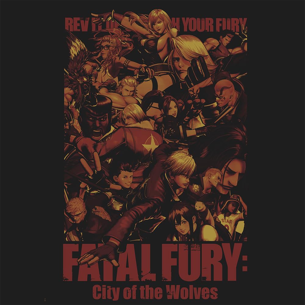 COSPA Garou Densetsu City of the Wolves Character SUMI XL Size [Official] T-Shirt