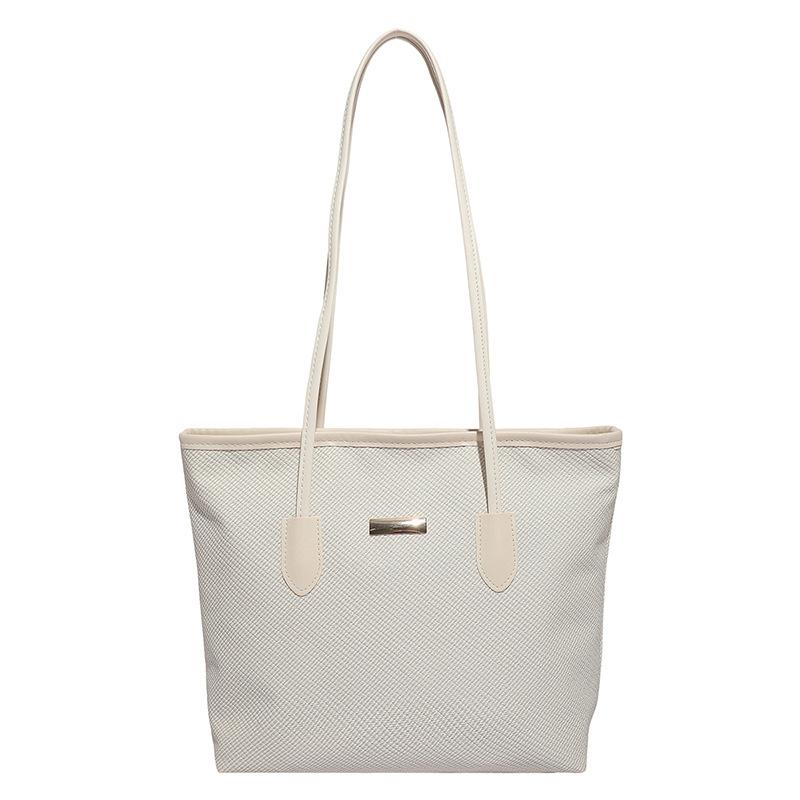 Summer New Casual Simple Tote Bag Women Commute To Work Large Capacity Shoulder Bag Fashion Sense Armpit Bag
