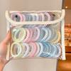 Bold Seamless Telephone Line Embroidered Hair Ring, Versatile Headband, Simple Elastic Hair Rope Headpiece