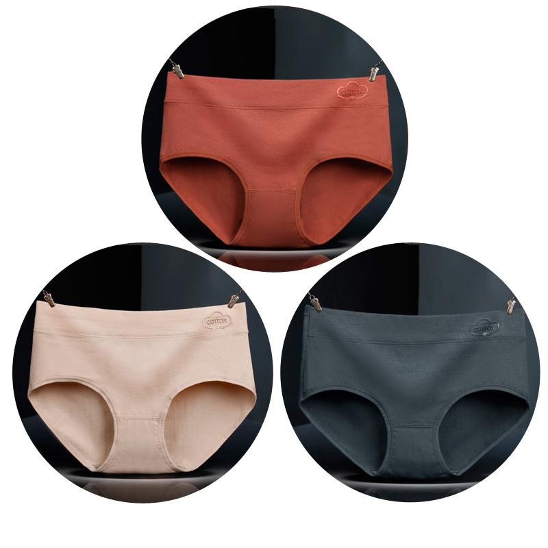 3 Pcs/Lot Panties Women's Underwear Cotton Panties Antibacterial Underwear Breathable Briefs Underpanties Girls Sexy Lingeries