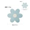 ins spring and summer explosion flower leather placemat thermal insulation waterproof oil-proof thermal insulation mat dining table mat petal coaster