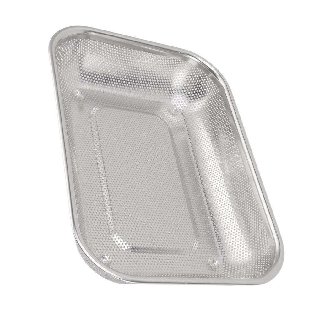 Stainless Steel Rectangular Strainer Basket Kitchen Strainer Colander  Home Kitchen Use