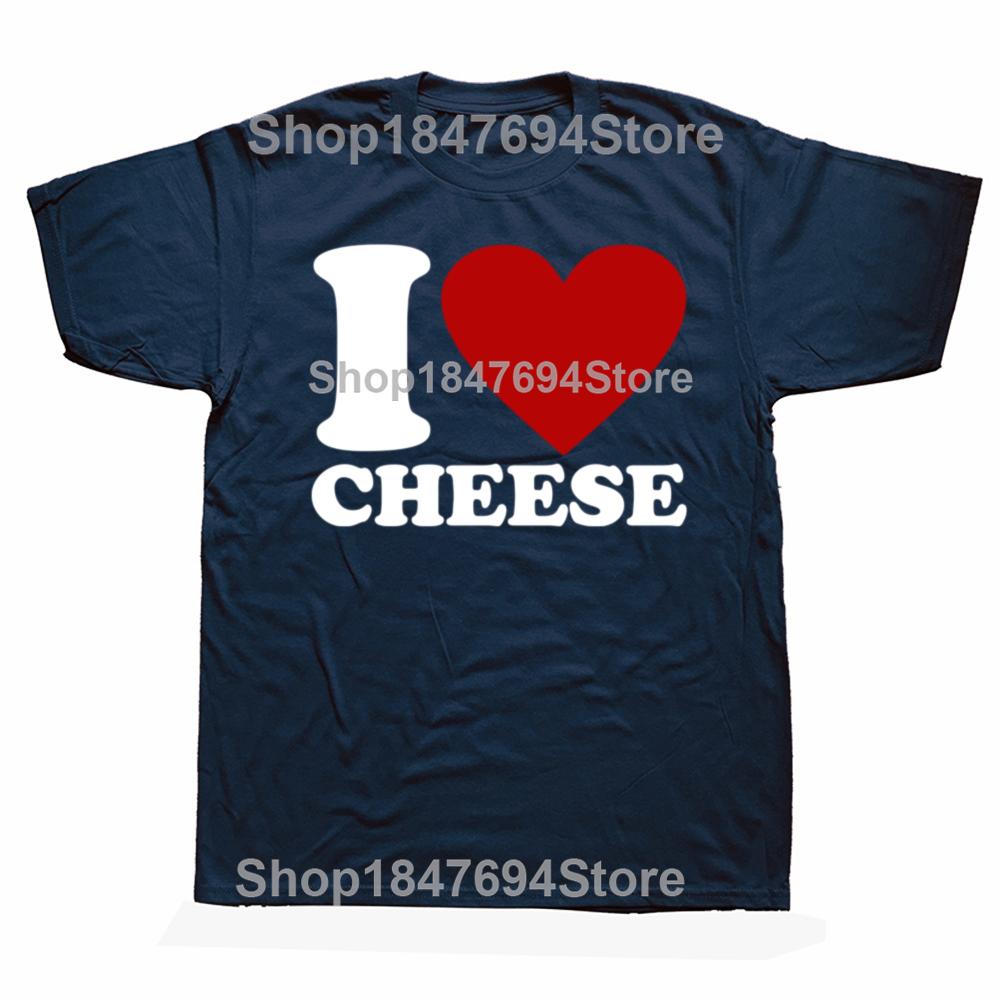Funny I Love Cheese Graphic Tshirts Men Womens Fashion Casual Tshirt 100 Cotton Loose Oversized Vegan Fiend T Shirt