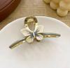 Elegant Fashionable Butterfly Rose Tulip Metal Clip Women Gentle Sexy Hair Clips Versatile Girls High-end Exquisite Shark Clips