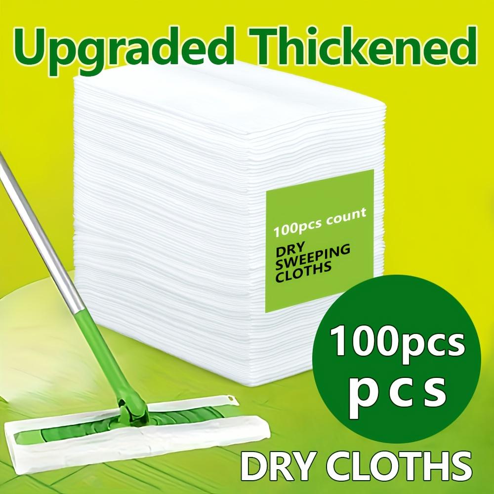 

100Disposable household dust removal cloth | Electrostatic mop Used for floor tile cleaning Suitable for Living 100 Pieces