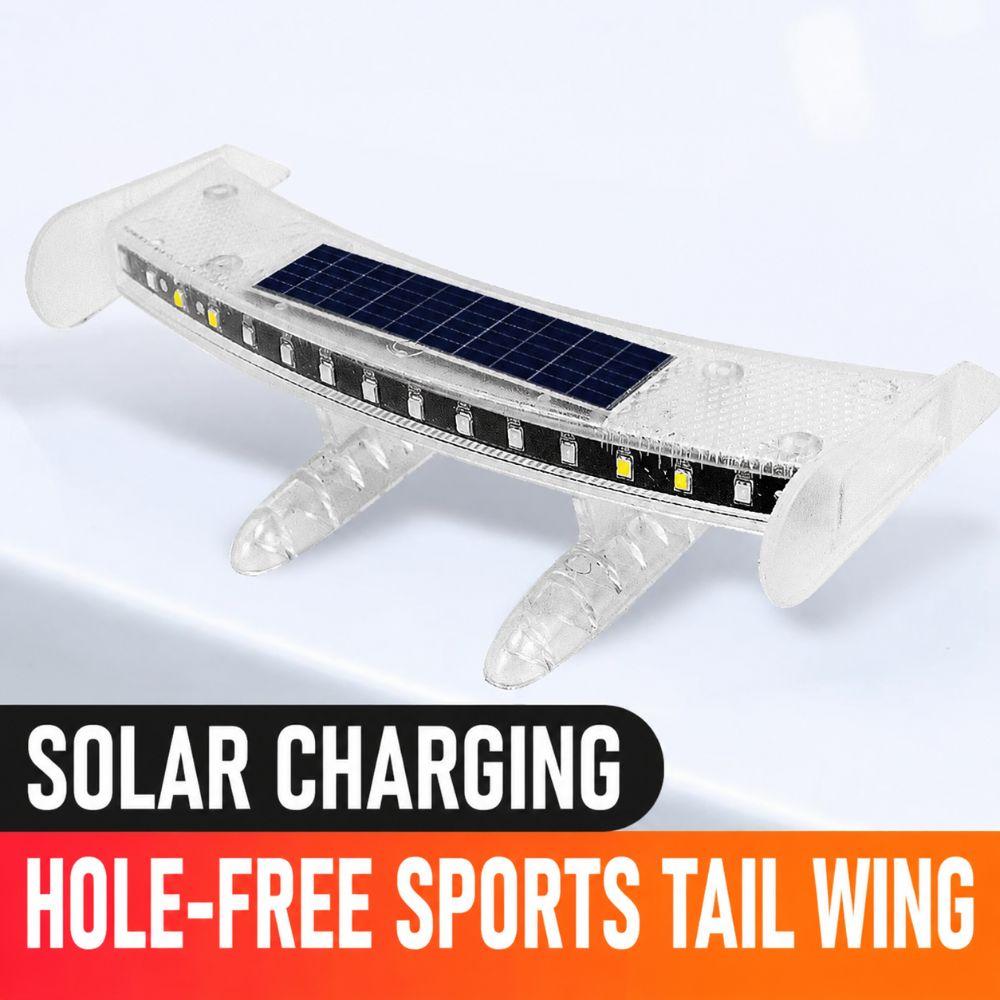 Universal Car Rear Wing Lamp Solar Energy Car Ambient Lighting Car Exterior Trim