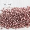 Handmade 2/3mm Gold Electroplated Glass Rice Beads for DIY Jewelry