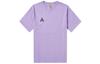 ACG T Shirts Men's Light Purple Crew Neck Moderate Straight Fit BQ7342-567
