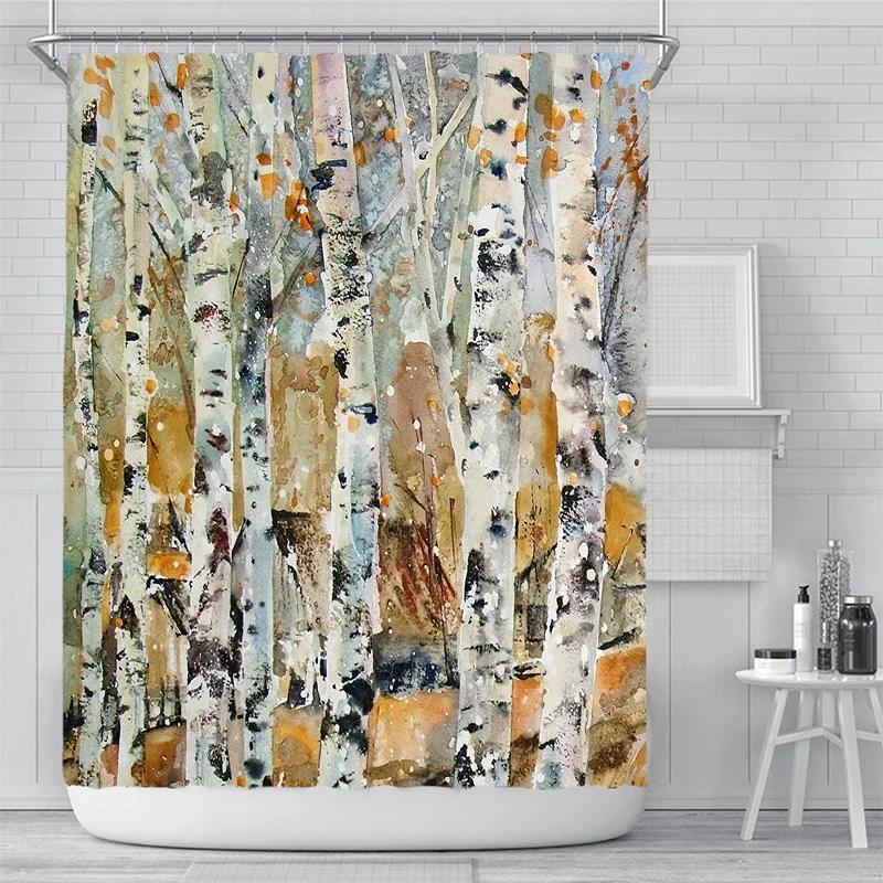 

Gold Leaf Diamond Flower Shower Curtain 100% Polyester Shower Curtain Bathroom Set Waterproof Eco-Friendly Shower Curtain W60H190(CM)-1 Pcs