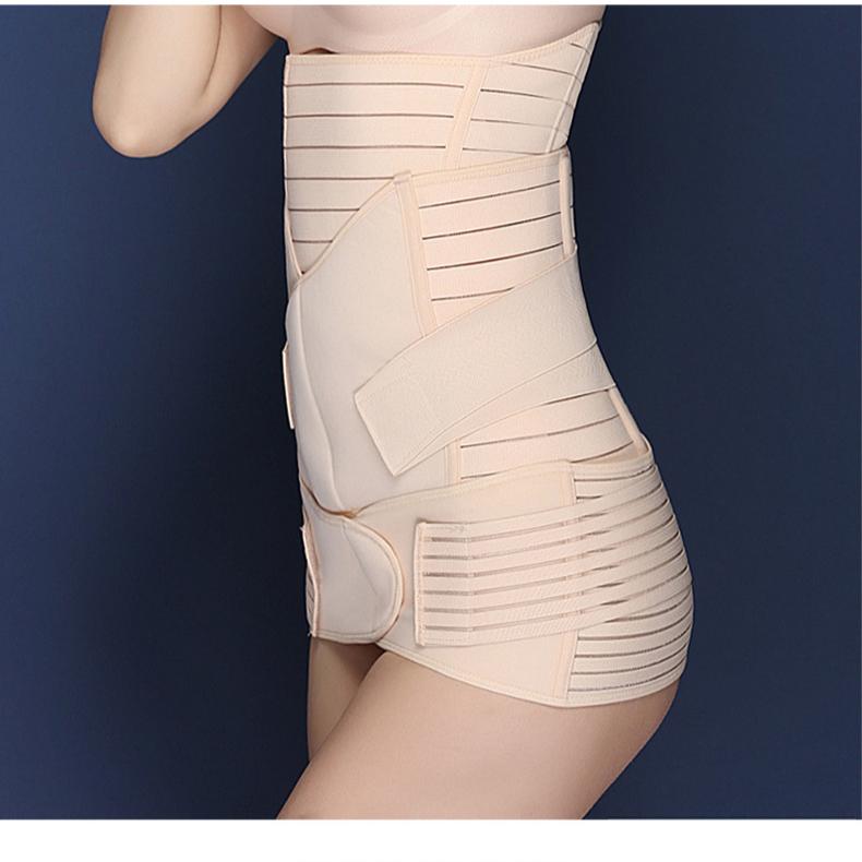 Dreiteiliges Postpartum-Bauchgurt-Set, universeller Taillenformungsgürtel für Mütter nach natürlichen Geburten und Kaiserschnittgeburten