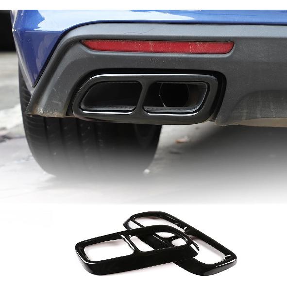 Car Exterior Exhaust Pipe Mufflers Cover Compatible with 2020-2023 Cadillac CT4/CT5, 2023-2024 Cadillac CT6,Stainless Steel Exhaust Pipe Decorate чёрный