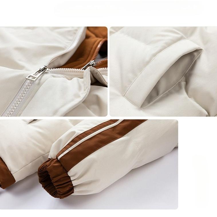 Men's Winter Warm Hooded Jacket Casual Windproof Coat Padded Thicken Parka Jackets for Men Quilted Full Zip Windbreaker Insulated Jackets with Hood